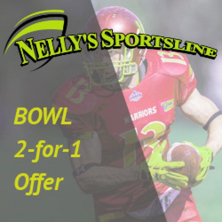 Nelly's | NCAA | Saturday 2-for-1 | 5-2 Bowls