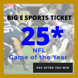 ****Big E Sports Ticket | Football | NFL | 25* GOY (Sunday)