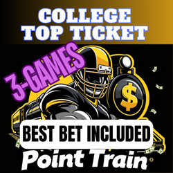 Point Train CFB 3-PACK w/Best Bet | Sept 21