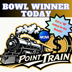 Point Train CFB Kansas State vs Rutgers WINNER 2-1 Bowls